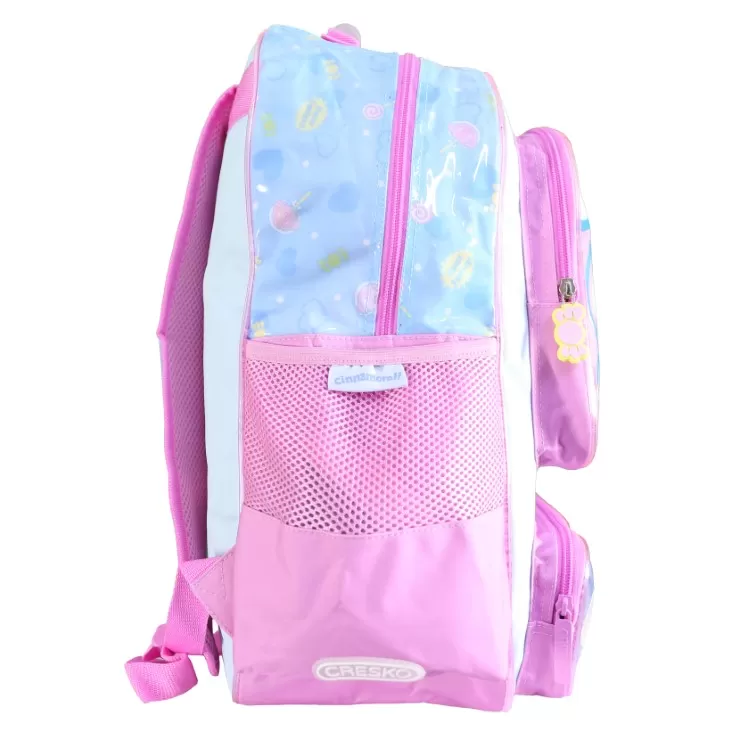 Mochila Escolar Cresko 2026 Cinnamoroll 18" Art.SR2202